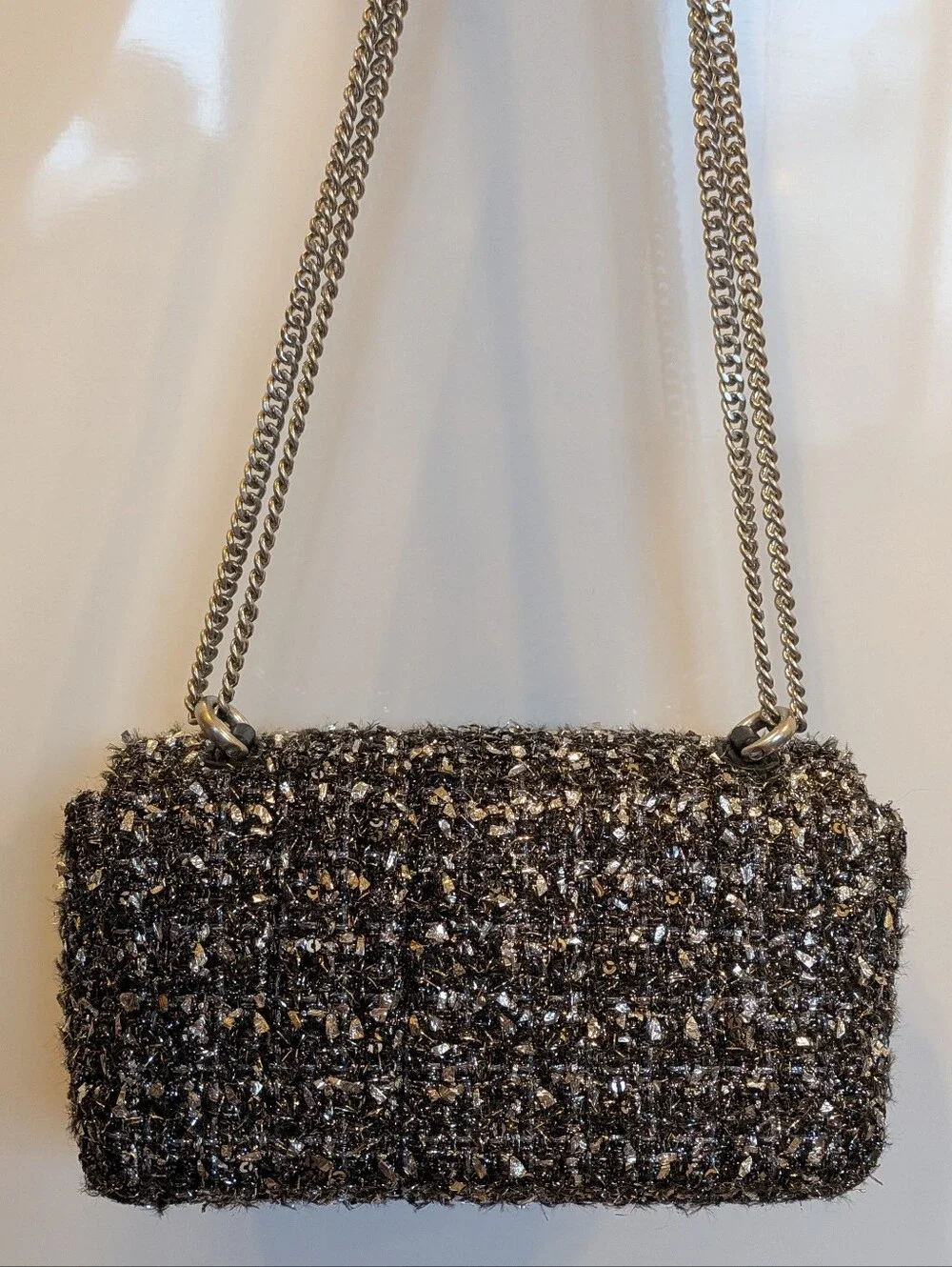 Tory Burch Kira Tweed Mini Flap Bag